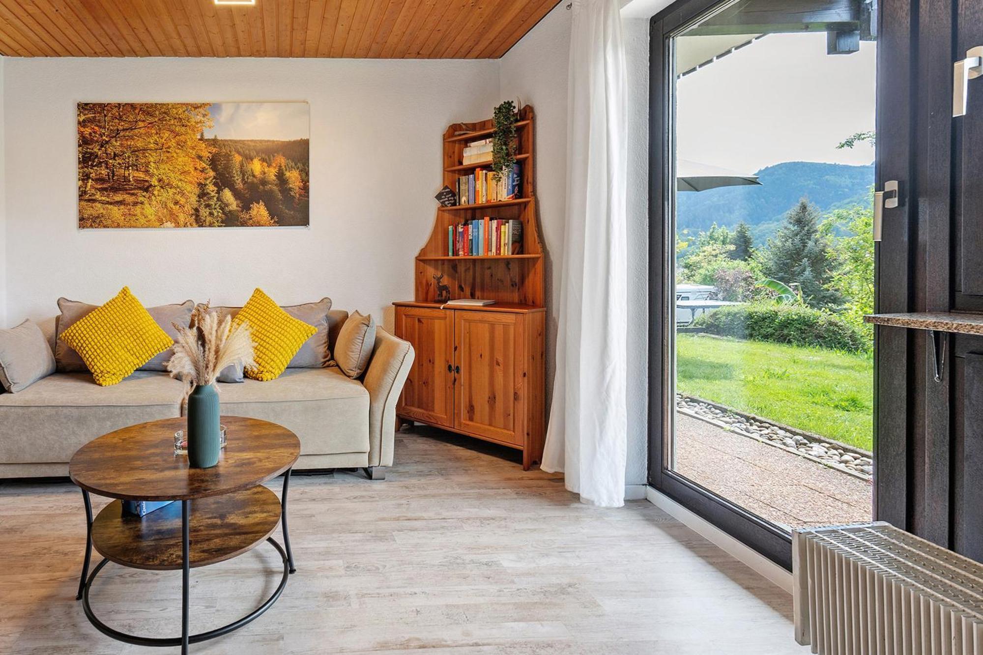 Schlossblickwohnung Schiel Gernsbach Bagian luar foto