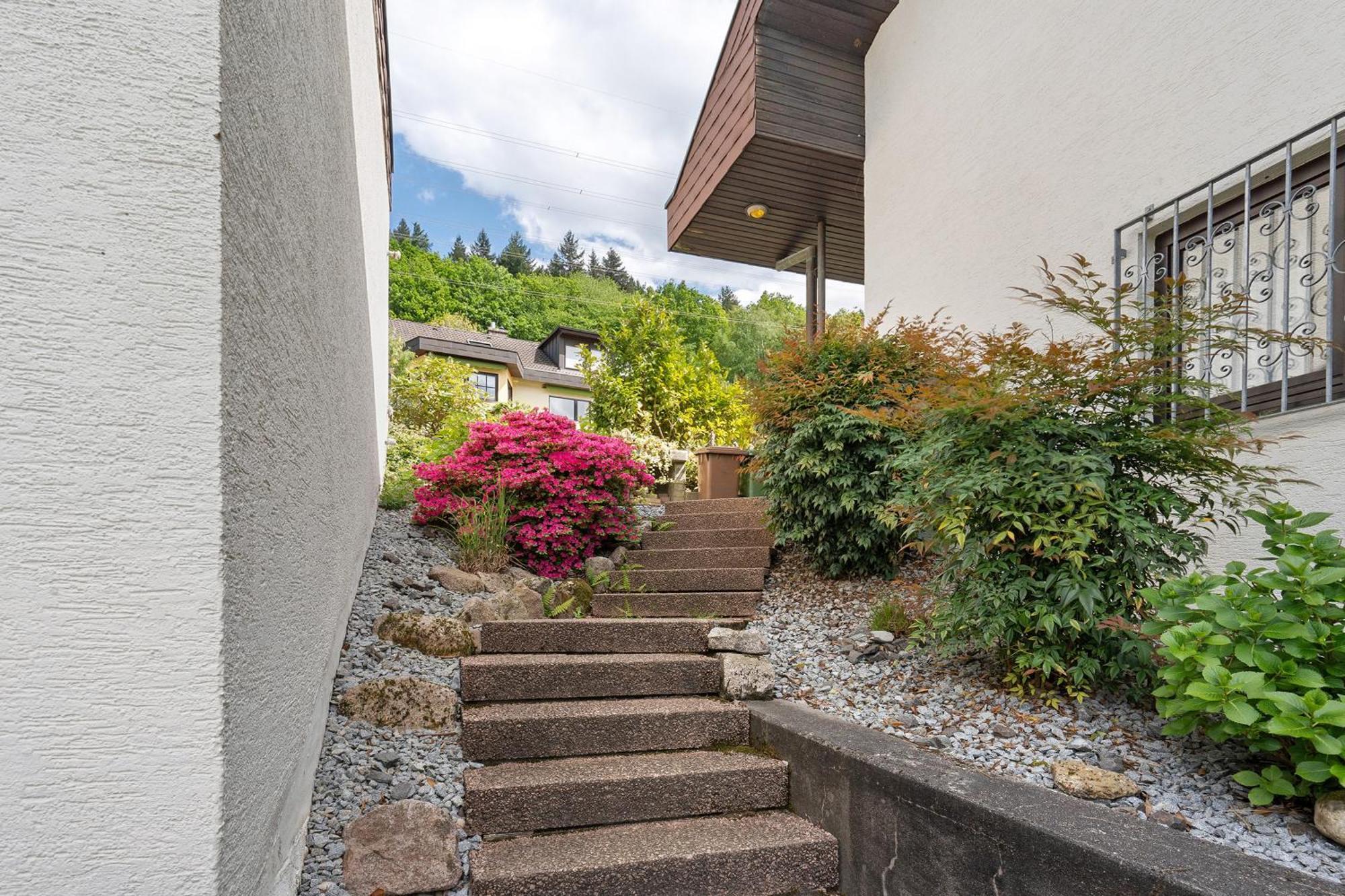 Schlossblickwohnung Schiel Gernsbach Bagian luar foto