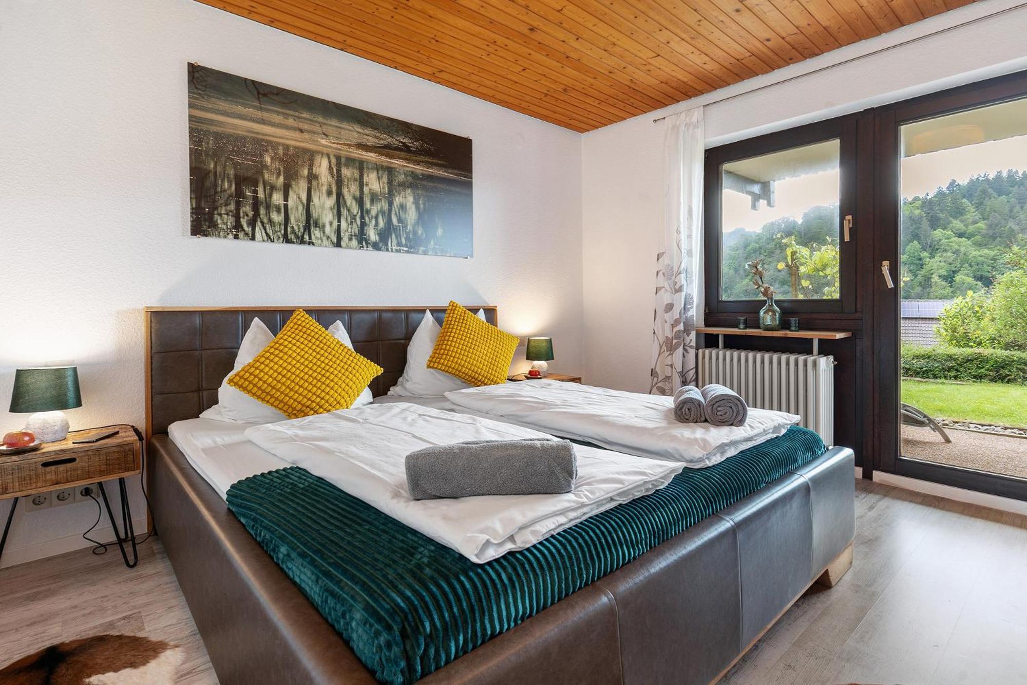 Schlossblickwohnung Schiel Gernsbach Bagian luar foto